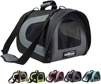 EliteField Deluxe Soft Pet Carrier for Cats and Dogs (3-Year Warranty) by EliteField