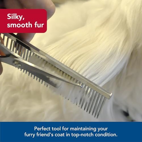 Coastal Pet Safari Dog Grooming Combs for Medium and Fine Coats - Undercoat Rake for Fine Coats - For Small, Medium or Large Dogs - 4 1/2" - Image 3