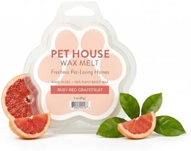 Ruby Red Grapefruit Spring and Summer Wax Melts Plant-Based Wax, Pet House by OneFurAll