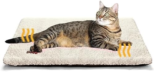 Self Warming Cat Bed Self Heating Cat Dog Mat Pad 29 x 18.9 in Extra Warm by MoraPets