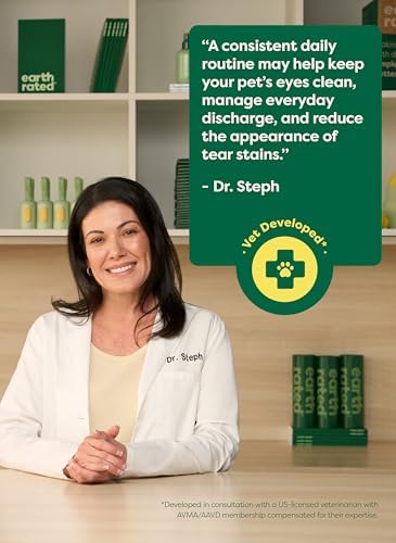 Earth Rated Dog Eye Wipes, Vet Developed, Unscented, Removes Dirt, 70ct - Image 4