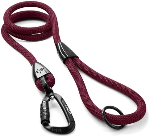 MADE TO ROAM Premium Explorer Leash - Climbing Rope Leash with Autolocking Aviation Aluminum Carabiner - Vermont Weekends, 6ft by MADETOROAM