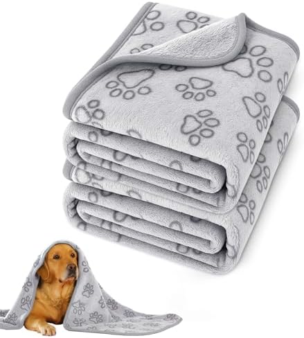 Dog Blankets for Medium Dogs, Cat, Premium Soft Dog Blankets for Small Dog by PEASUG