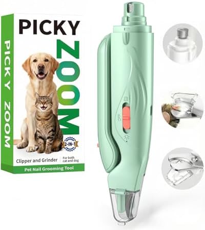 2-in-1 Dog & Cat Nail Clippers and Grinder with LED Light by Unknown