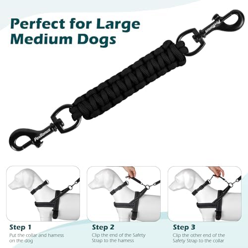 PetBonus Dog Collar Safety Clip, Handmade Prong Collar to Harness Connector - Image 6