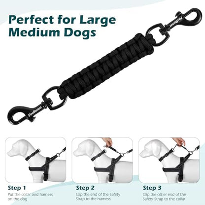 PetBonus Dog Collar Safety Clip, Handmade Prong Collar to Harness Connector - Image 6