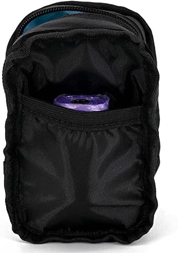 Small Treat Pouch Dog Treat Dispenser with Waste Bag Dispenser for Leash Walking, Portable, Poop Bag Holder, Hand Free, Gray - Image 6