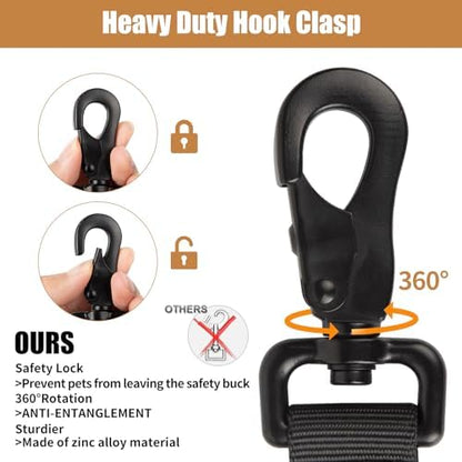 Tactical Dog Collar Leash Set,Dog Collar with Controll Handle for Large Dog - Image 3
