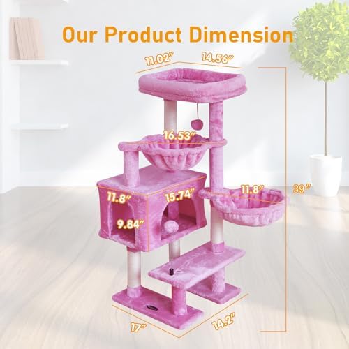Cat Tree Cat Tower Condo Pet Activity Center Sisal Scratching Post - Image 5