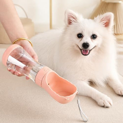 Portable Dog Water Bottle with Food Container, Leak-Resistant Travel Water Dispenser for Walking, Hiking & Travel - Image 5