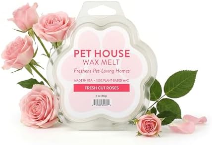 Fresh Cut Roses Spring and Summer Wax Melts Plant-Based Wax, Pet House by OneFurAll