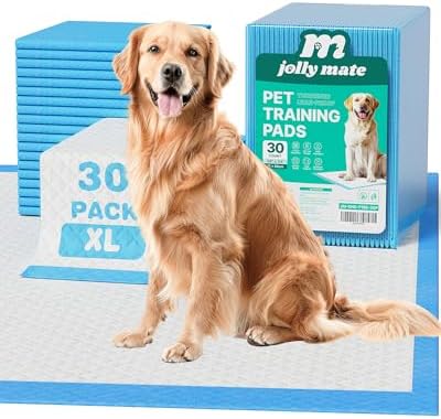 Dog Pee Pads Extra Large 28"x34", 30 Pack Super Absorbent XL Puppy Pads by JollyMate