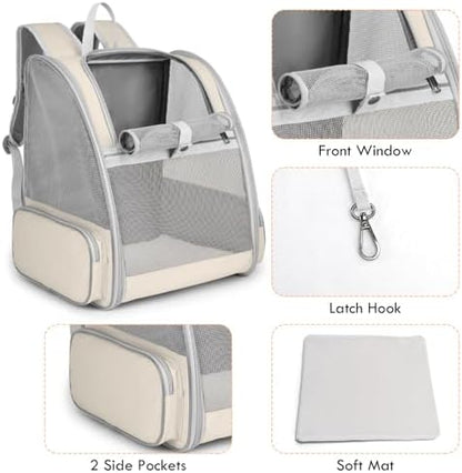 Cat Backpack Carrier, Ventilated Mesh Backpack Carrier for Small Dog Pet - Image 2