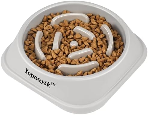 Slow Feeder Dog Bowls for Large Dogs by Yopnoyik