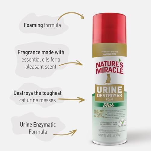 Nature's Miracle Urine Destroyer, 17.5 Ounces | Foaming Aerosol | For Dogs | Pack of 2 | For Tough Urine Messes - Image 6