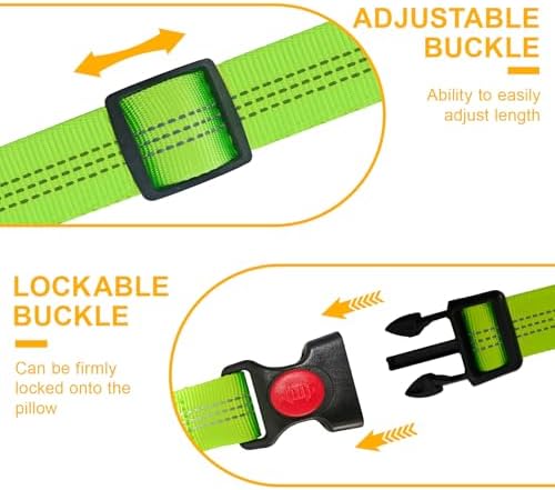 2-Pack Dog Car Seat Belt, 3-in-1 Headrest-Mounted Dog Seatbelt for Car, Adjustable Nylon Pet Safety Leash with Elastic Buffer & Reflective Stitching, Durable Car Harness for Dogs Fits Most Vehicles - Image 6