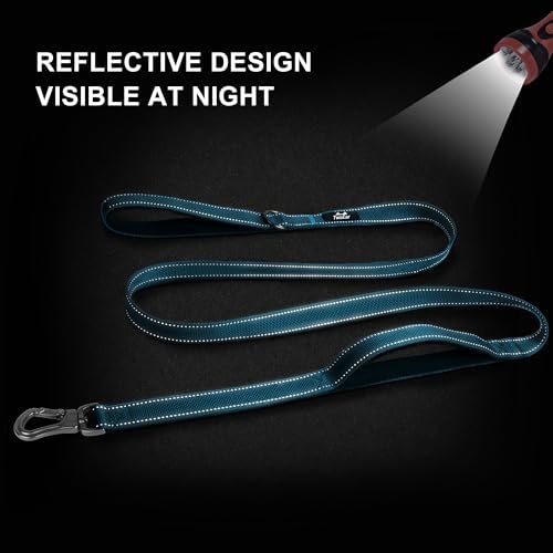 Twoear 4FT 1IN Heavy Duty Dog Leash for Large Dogs with 2 Padded Handles - Image 5