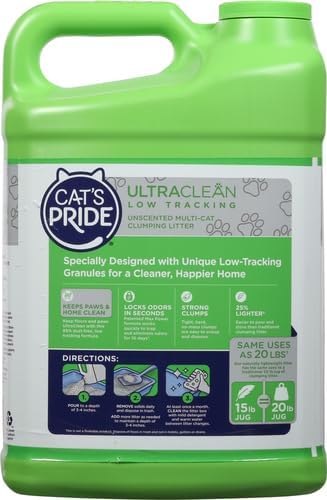Cat's Pride Max Power: UltraClean Low Tracking Multi-Cat Clumping Litter - Keeps Paws & Home Clean - Up to 10 Days of Powerful Odor Control - 99% Dust Free - Unscented,15 Pounds,(Pack of 2) - Image 3