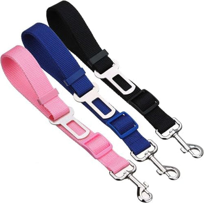 Elisel 2 Packs Adjustable Length Pet Dog Cat car seat Belt Pet seat Belt Pet Accessories for Dogs Cats and Pets (Blue Black) - Image 5