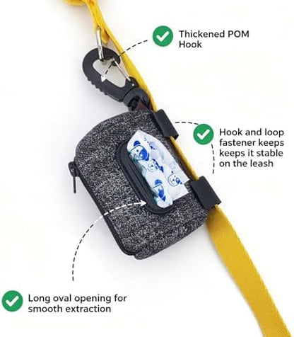 Dog Poop Bag Holder for Leashes doggie bag holder (Dark denim) - Image 4