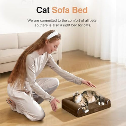 NANUYA Orthopedic Dog Bed for Small Dogs, 20 x 14 Inch, Dark Coffee - Image 3