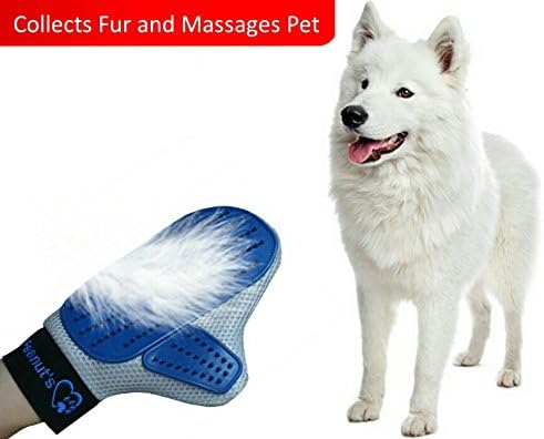 Mr. Peanut’s Pet Grooming Glove – Deshedding Hair Removal Mitt with Gentle Silicone Tips, Adjustable Wrist Strap & Breathable Mesh; Perfect for Dogs, Cats, Rabbits & Small Pets - Image 4
