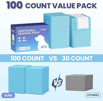 SCLOSE Puppy Pads XXL 100 Count 30"x36" Dog Pee Pads Extra Large Potty Pads - Image 5