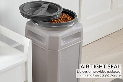 Mighty Tuff Airtight Dog Food Storage Container – 13 Gal, up to 54 lb Capacity – Cat and Dog Food Container with Twist Lid & Handles – BPA-Free, Made in USA - Image 4