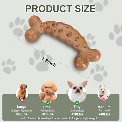 Small Dog Chew Toy for Aggressive Chewers Dogs Under 20LBS - Image 2