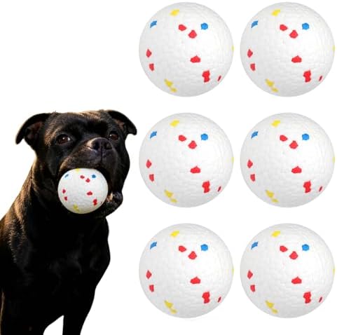2.5" Dog Balls for Automatic Dog Ball Launcher, Remote Control Ball Thrower for Dogs (6-Pack) by Unknown