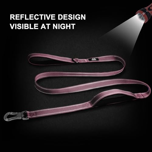 Twoear 5FT 1IN Heavy Duty Dog Leash for Large Dogs with 2 Padded Handles - Image 5