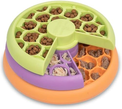 Catstages Nina Ottosson Kitty Lickin' Layers Cat Toy Treat Puzzle, 6.6" by Catstages