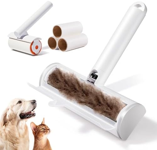 Pet Hair Removal Tool and Lint Roller Value Set, Sticky Lint Remover by Unknown