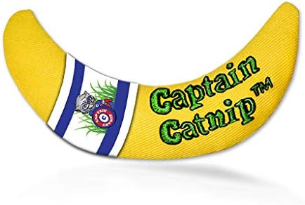 Captain Catnip Cat Banana Toy, Kitten Interactive Toy, Fun Playing Cat Toy, Filled with Organic Catnip for Indoor Cats - Image 2