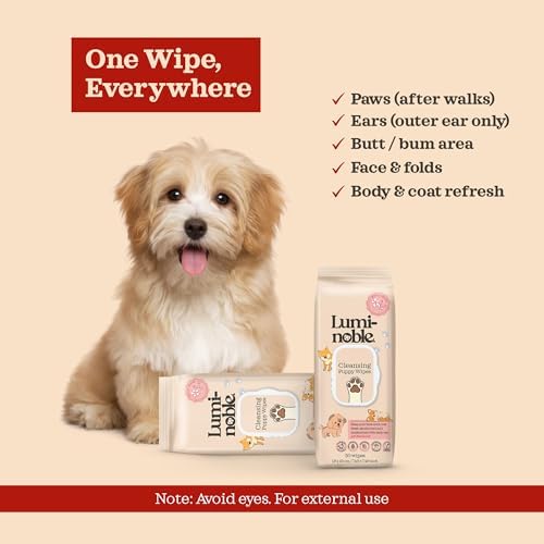 Puppy Wipes for Dogs & Cats, dog wipes cleaning deodorizing, 200 Ct (4x50) - Image 3