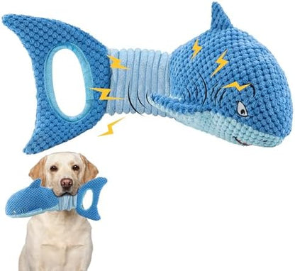 LEGEND SANDY Large Squeaky Dog Toys to Keep Them Busy, Interactive Plush Dog Toy,Crinkle Tug of War Dog Chew Toy for Small, Medium, and Large Dogs by LEGENDSANDY