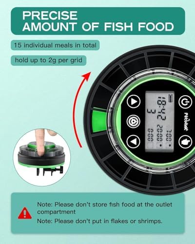 Automatic Fish Feeder for Aquarium Portion Control & Moisture-Proof - Image 2