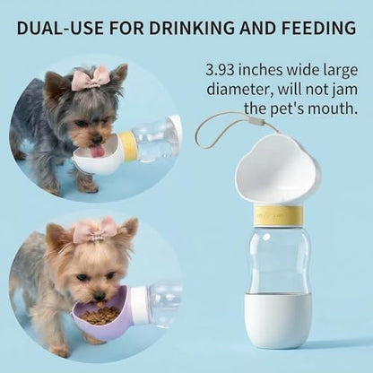 Portable Dog Water Bottle, Travel Bowls, Doggy Food Container - Image 2