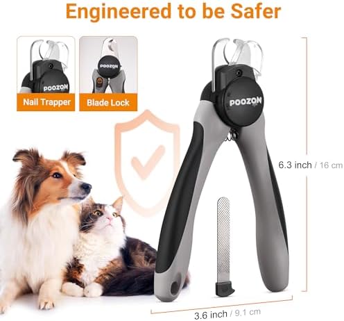 Dog Nail Clipper with Light, Illuminates Nail Clipper Kit or Bloodline for Safe, Easy Trimmers, Extra Sharp for Thick Nails, Quick Sensor, Avoid Over Cutting Toenail, for Cats & Dogs - Image 4