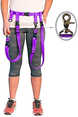 The Buddy System Accessories for Our Dog Leashes Made in USA (Extra Buddy, Regular Dog Purple)