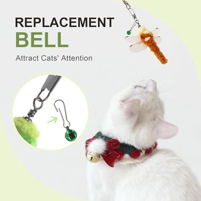 SONGWAY Insect Cat Toy Refills - 10 Pieces Dragonfly Toy Replacements for Indoor Cats, Interactive Cat Toy Wand Attachments - Image 6