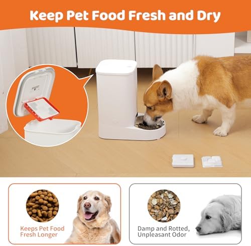 8-Pack Pet Food Desiccant Bag, Compatible with Petlibro Automatic Feeders,Upgrade Pet libro Desiccant Packets Keep Cat Food & Dog Food Dry and Fresh,with 8 desiccant case for storage - Image 4