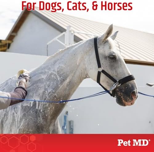 Pet MD Topical Shampoo for Dogs, Cats & Horses - Soap & Paraben Free - 16oz - Image 5