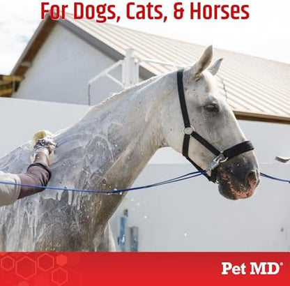 Pet MD Topical Shampoo for Dogs, Cats & Horses - Soap & Paraben Free - 16oz - Image 5