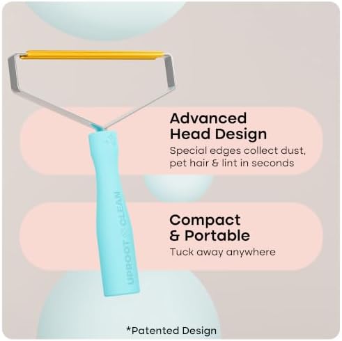 Uproot Clean Pro Pet Hair Removal Tool - Multi-Fabric Edge, Carpet Rake - Image 2