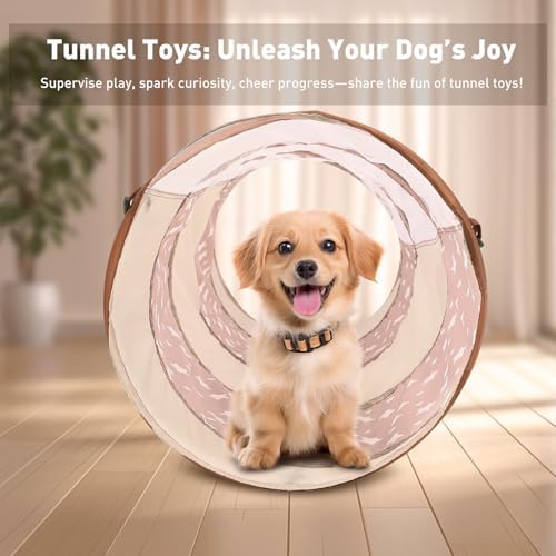 Kids Play Tunnel Toys for Toddlers 1-3, 69" x 18" Pop up Crawl Tunnel Tent for Boys and Girls, Play Tunnel for Kids to Crawl Through, Pordable Children or Dogs & Cats Indoor & Outdoor - Image 6