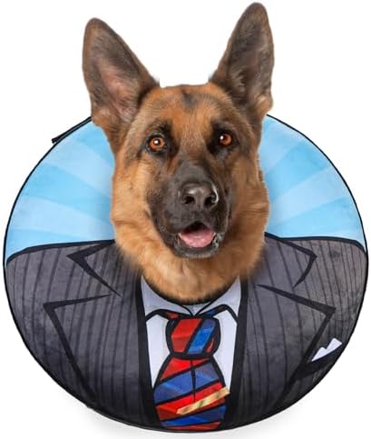 BEAUTYZOO Dog Cone Collar Alternative After Surgery,Pet Neck Donut E‑Collar by BEAUTYZOO