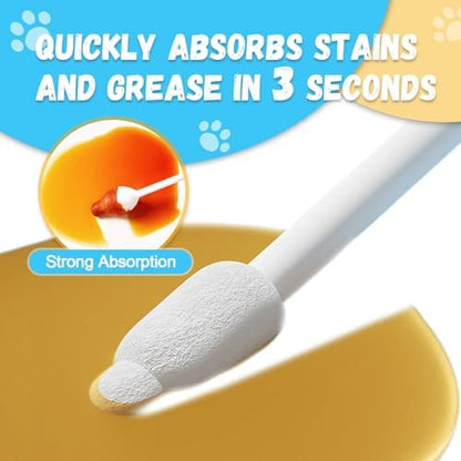 Small-Head Dog Ear Swabs, Gourd Cotton Tips, 110 pcs - Image 3