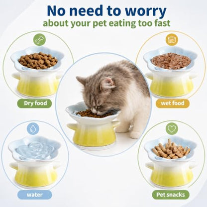 Slow Feeder Cat Bowl with Anti Slip Padfor Dry and Wet Food - Image 6