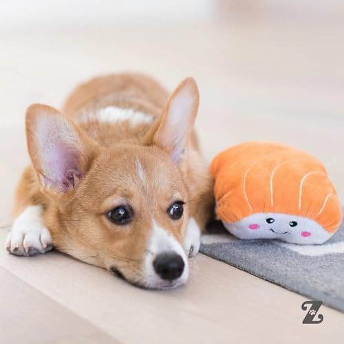ZippyPaws NomNomz Dog Squeaky Toys to Keep Them Busy, Pet Products - Sushi - Image 6